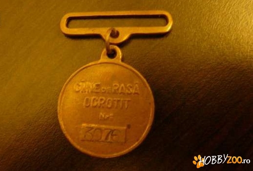 medalie Caine de rasa ocrotit