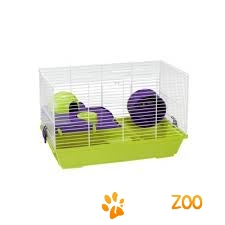 Cusca hamster culoare pe verde 